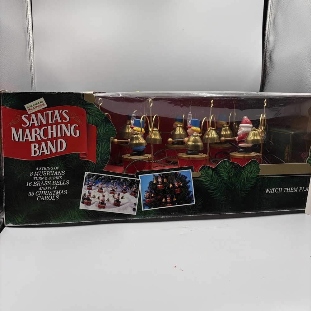 Vintage Mr. Christmas Santa's Marching Band 1992 Complete Fully Working in Box